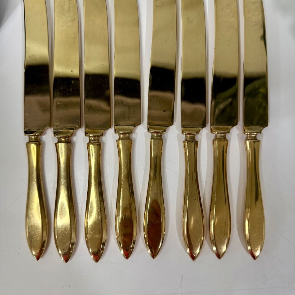 1920s Regal 54-pc set Gold by Dirilyte-Dirigold  w/ Box ~ ANTIQUE - Picture 17 of 17